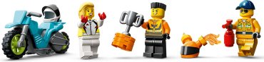 Конструктор LEGO Трюковый грузовик и огненное кольцо 60357, деталей 479 шт