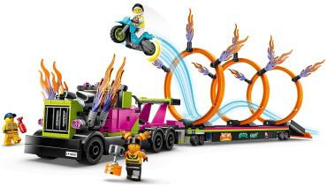 Конструктор LEGO Трюковый грузовик и огненное кольцо 60357, деталей 479 шт - ForteMarket Конструктор LEGO Трюковый грузовик и огненное кольцо 60357, деталей 479 шт купить,37334