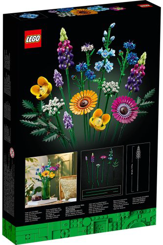 Конструктор LEGO Букет полевых цветов 10313, деталей 939 шт купить,NaN