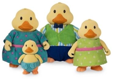 Набор фигурок Lil Woodzeez Семья Уток 6259, мультиколор купить,NaN