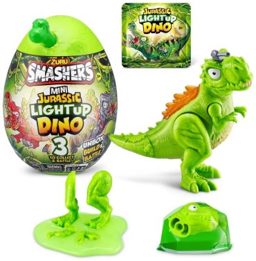 Набор Яйцо с секретом Jurassic Light-Up Dino Mini Smashers 74107