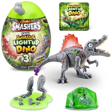 Набор Яйцо с секретом Jurassic Light-Up Dino Mini Smashers 74107