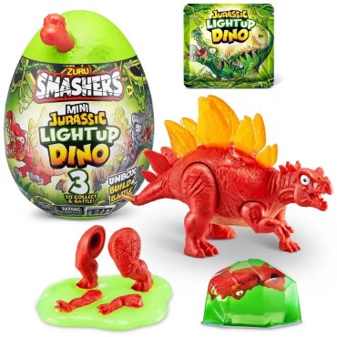 Набор Яйцо с секретом Jurassic Light-Up Dino Mini Smashers 74107