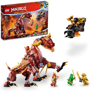 Конструктор LEGO Трансформируемый лавовый дракон 71793, деталей 479 шт