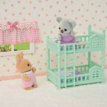 Набор Двухъярусная кровать и малыши Солнечный кролик и Коала Sylvanian Families 5780 купить,NaN
