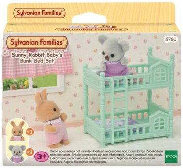 Набор Двухъярусная кровать и малыши Солнечный кролик и Коала Sylvanian Families 5780 купить,NaN