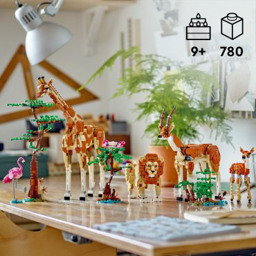 Конструктор LEGO Сафари с животными Creator 31150, деталей 780 шт купить,NaN