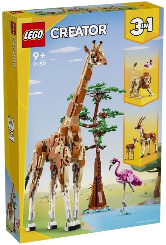 Конструктор LEGO Сафари с животными Creator 31150, деталей 780 шт - ForteMarket Конструктор LEGO Сафари с животными Creator 31150, деталей 780 шт купить,0