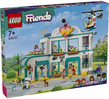 Конструктор LEGO Городская больница Хартлейк Friends 42621, деталей 1045 шт купить,NaN