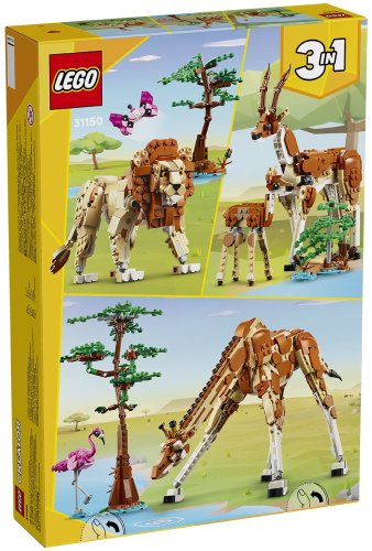 Конструктор LEGO Сафари с животными Creator 31150, деталей 780 шт - ForteMarket Конструктор LEGO Сафари с животными Creator 31150, деталей 780 шт купить,0