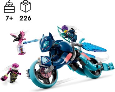 Конструктор LEGO Мотоцикл-кошка Зои DREAMZzz 71479, деталей 226 шт