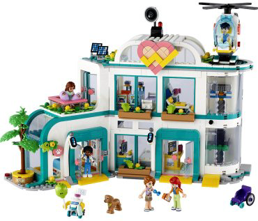 Конструктор LEGO Городская больница Хартлейк Friends 42621, деталей 1045 шт купить,NaN