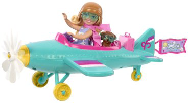 Набор Family. Игровой набор Челси с самолетом Barbie HTK380