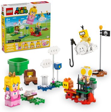 Конструктор LEGO Приключения с принцессой Пич Super Mario 71441, деталей 208 шт