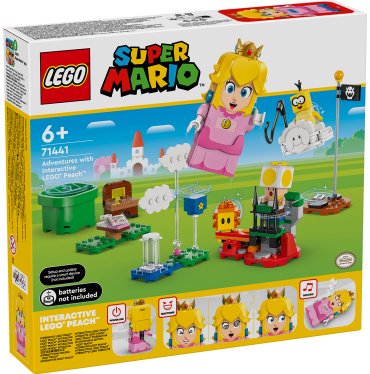 Конструктор LEGO Приключения с принцессой Пич Super Mario 71441, деталей 208 шт
