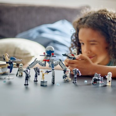 Конструктор LEGO Боевой набор «клоны против дроидов» Star Wars 75372, деталей 215 шт купить,NaN