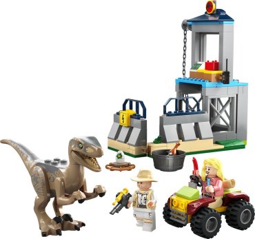 Конструктор LEGO Побег велоцираптора 76957, деталей 137 шт
