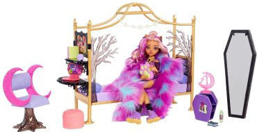 Monster High спальня Клодин Вульф HHK640 купить,NaN