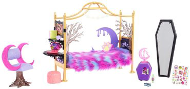 Monster High спальня Клодин Вульф HHK640 купить,NaN
