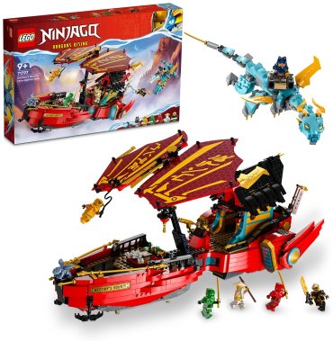 Конструктор LEGO Штурмовой корабль ниндзя: гонка на время 71797, деталей 1739 шт