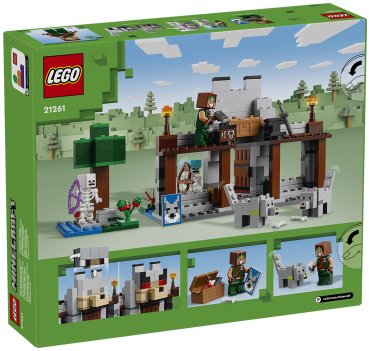 Конструктор LEGO Волчья крепость Minecraft 21261, деталей 312 шт