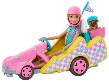 Набор ENTERTAINMENT ГОНКА НА КАРТИНГЕ BARBIE HRM080 купить,NaN