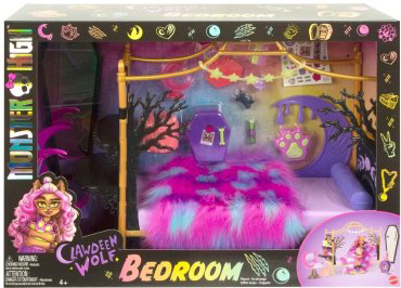 Monster High спальня Клодин Вульф HHK640 купить,NaN