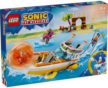 Конструктор LEGO Лодка приключений Тейлза Sonic the Hedgehog 76997, деталей 393 шт купить,NaN