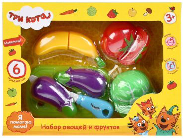 Набор Овощи и фрукты Три кота B847981-R1 купить,NaN