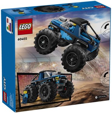 Конструктор LEGO Синий монстр-трак CITY 60402, деталей 148 шт