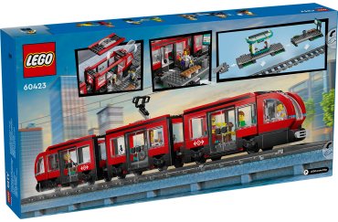 Конструктор LEGO Трамвай и станция в центре города CITY 60423, деталей 811 шт купить,NaN