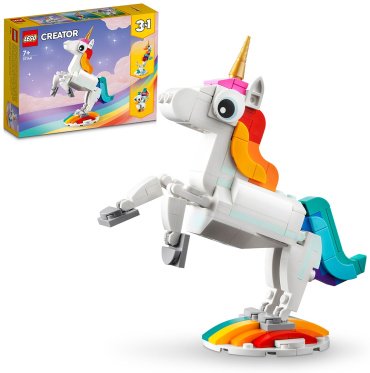 Конструктор LEGO Волшебный единорог 31140, деталей 145 шт