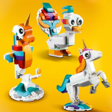 Конструктор LEGO Волшебный единорог 31140, деталей 145 шт купить,0