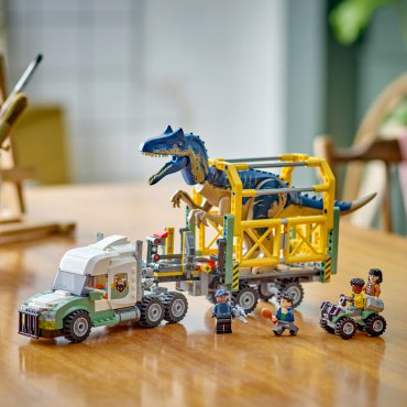 Конструктор LEGO Трейлер для Тиранозавра Jurassic World 76966, деталей 588 шт купить,NaN
