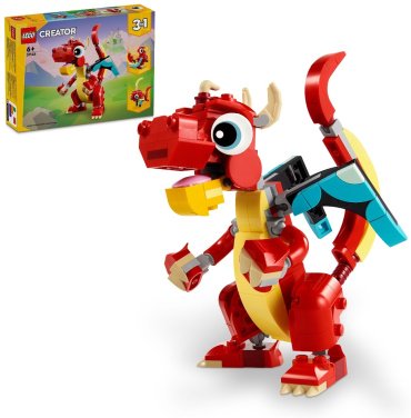 Конструктор LEGO Красный дракон Creator 31145, деталей 149 шт