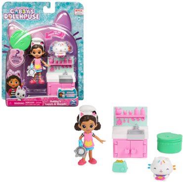 Набор Spin Master Gabby's Dollhouse Кулинария Габби с кошкой 6066483, мультиколор