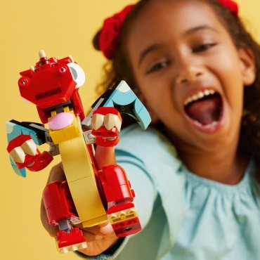 Конструктор LEGO Красный дракон Creator 31145, деталей 149 шт