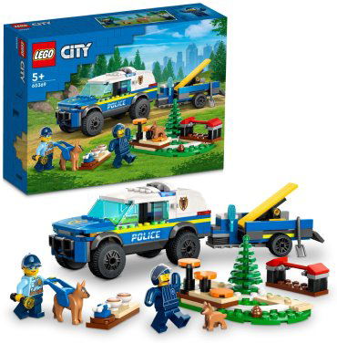 Конструктор LEGO Дрессировка собак мобильной полиции 60369, деталей 197 шт купить,NaN
