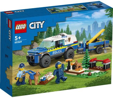 Конструктор LEGO Дрессировка собак мобильной полиции 60369, деталей 197 шт купить,NaN