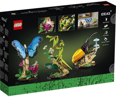 Конструктор LEGO Коллекция насекомых Ideas 21342, деталей 1111 шт