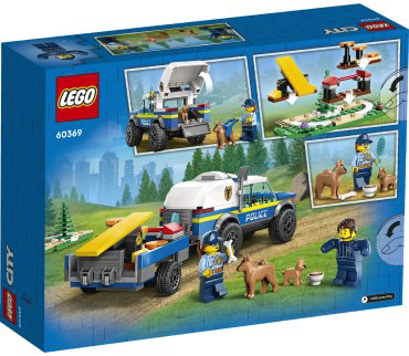 Конструктор LEGO Дрессировка собак мобильной полиции 60369, деталей 197 шт купить,NaN