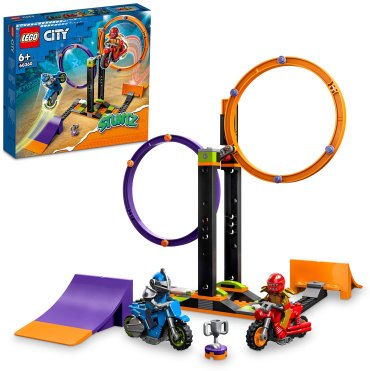 Конструктор LEGO Испытание каскадеров с вращением 60360, деталей 117 шт