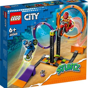 Конструктор LEGO Испытание каскадеров с вращением 60360, деталей 117 шт - ForteMarket Конструктор LEGO Испытание каскадеров с вращением 60360, деталей 117 шт купить,0