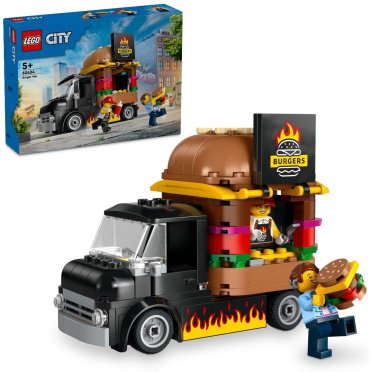 Конструктор LEGO Грузовик-бургер CITY 60404, деталей 194 шт