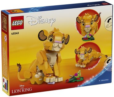 Конструктор LEGO Симба - детеныш Короля Льва Disney 43243, деталей 222 шт купить,0