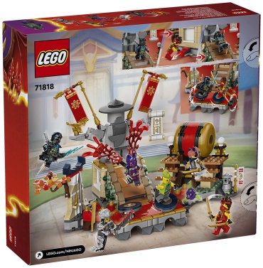 Конструктор LEGO Турнирная боевая арена Ninjago 71818, деталей 659 шт