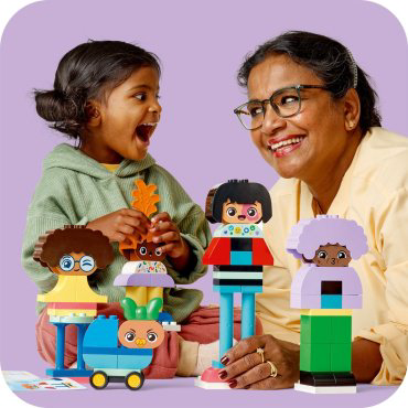 Конструктор LEGO Человечки с эмоциями DUPLO 10423, деталей 71 шт купить,NaN