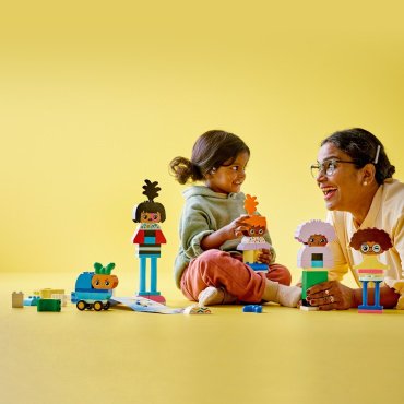 Конструктор LEGO Человечки с эмоциями DUPLO 10423, деталей 71 шт купить,NaN