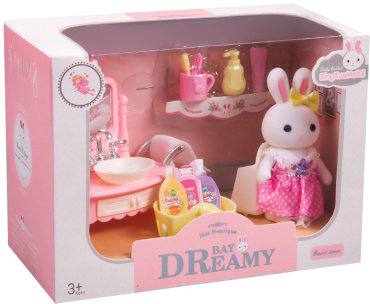 Игровой набор Dreamy Утренние процедуры 6621-5, розовый купить,NaN