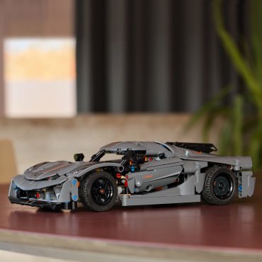 Конструктор LEGO Гиперкар Koenigsegg Jesko Absolut Grey Technic 42173, деталей 801 шт